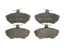 Комплект гальмівних колодок передн, AUDI 80 B4, A4 B5, A4 B6 VW PASSAT B2, PASSAT B5, POLO III CLASSIC, POLO IV, SAVEIRO G1 1.4-2.8 01.81- ABE C1W039ABE (фото 3)
