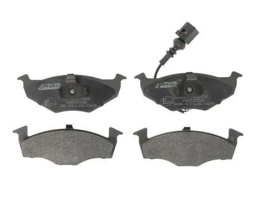 Комплект гальмівних колодок передн, SKODA FABIA I, FABIA I PRAKTIK, FABIA II, ROOMSTER PRAKTIK VW POLO III CLASSIC, POLO IV, POLO V, POLO VIVO 1.0-1.9D 06.96- ABE C1W048ABE (фото 1)