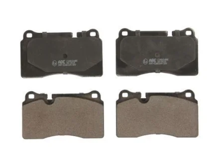 Комплект гальмівних колодок передн, AUDI A3, TT CHEVROLET CORVETTE SEAT LEON, LEON SC, LEON ST VW TOUAREG 2.0-6.2 10.02-08.20 ABE C1W061ABE