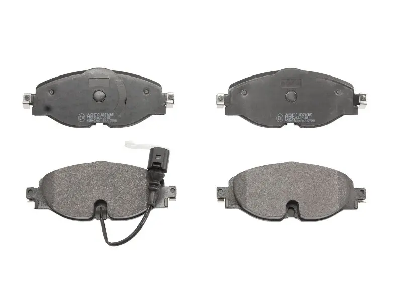 Комплект гальмівних колодок передн, AUDI A1, A1 ALLSTREET, A1 CITY CARVER, A3, Q2, Q3, TT CUPRA FORMENTOR, LEON, LEON SPORTSTOURER SEAT ATECA, LEON, LEON SC 1.0-Electric 03.90- ABE C1W071ABE (фото 1)