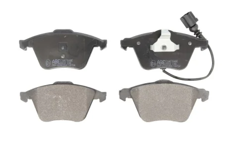 Комплект гальмівних колодок передн, AUDI A3, TT SEAT LEON VW GOLF VI, PASSAT B6, SCIROCCO III 1.2-3.6 05.03-11.17 ABE C1W076ABE