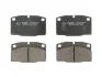 Комплект гальмівних колодок передн, LOTUS ELAN OPEL ASCONA B, ASCONA C, ASTRA F, CORSA A, CORSA A TR, KADETT D, KADETT E, KADETT E COMBO, MANTA B, OMEGA A, REKORD E 1.0-2.4 09.75-07.03 ABE C1X000ABE (фото 1)