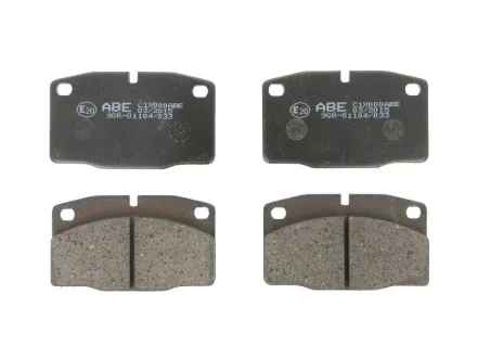 Комплект гальмівних колодок передн, LOTUS ELAN OPEL ASCONA B, ASCONA C, ASTRA F, CORSA A, CORSA A TR, KADETT D, KADETT E, KADETT E COMBO, MANTA B, OMEGA A, REKORD E 1.0-2.4 09.75-07.03 ABE C1X000ABE