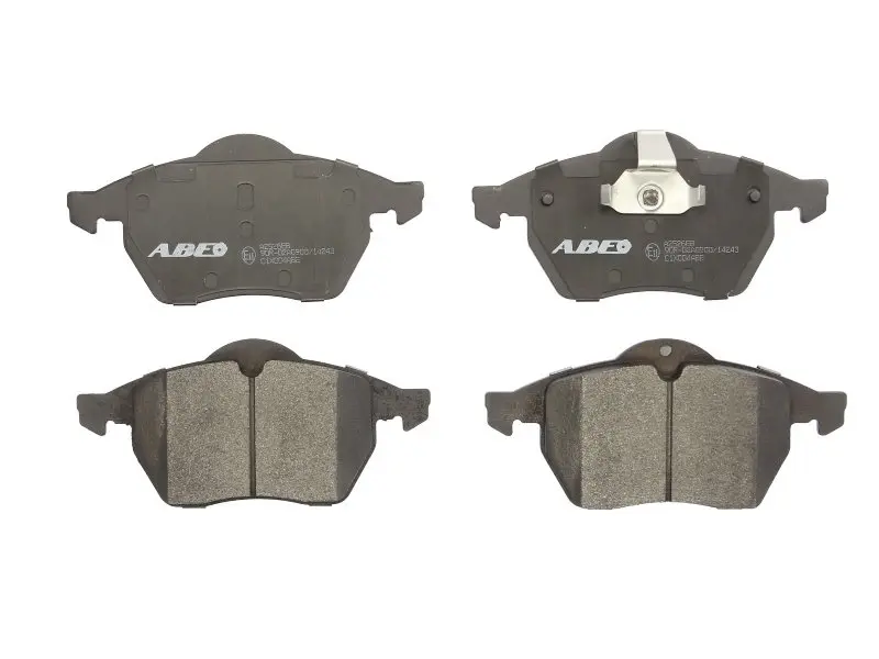 Комплект гальмівних колодок передн, CHEVROLET ASTRA, VECTRA OPEL ASTRA G, CALIBRA A, VECTRA B SAAB 900 II, 9-3, 9-5 1.6-3.0D 08.91-12.11 ABE C1X004ABE (фото 1)