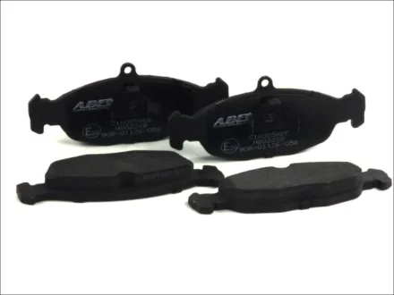 Комплект гальмівних колодок передн, CHEVROLET CORSA, LANOS, TIGRA DAEWOO CIELO, LANOS, LEMANS, NEXIA FSO LANOS JAGUAR XJ, XK 8 OPEL ASTRA F, ASTRA F CLASSIC, COMBO, CORSA A 1.0-6.0 09.82- ABE C1X005ABE
