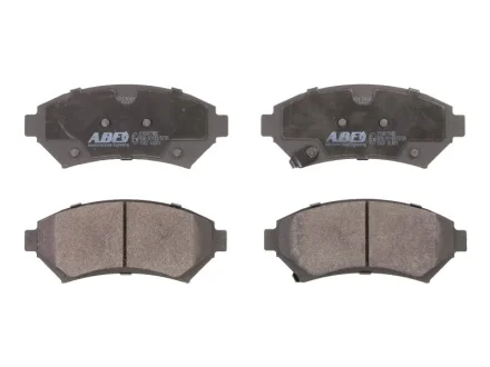 Комплект гальмівних колодок передн, BUICK PARK AVENUE, REGAL, RIVIERA CADILLAC DEVILLE, ELDORADO, SEVILLE CHEVROLET IMPALA, MONTE CARLO, TRANS SPORT, VENTURE OPEL SINTRA 2.2-5.7 01.70-12.05 ABE C1X017ABE