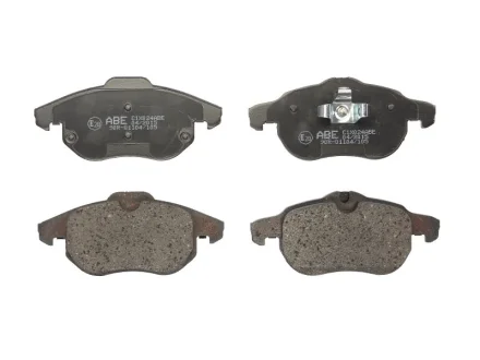 Комплект гальмівних колодок передн, CADILLAC BLS CHEVROLET VECTRA FIAT CROMA OPEL ASTRA H, ASTRA H CLASSIC, ASTRA H GTC, CAMPO, SIGNUM, VECTRA C, VECTRA C GTS, ZAFIRA B 1.4-3.2 08.87- ABE C1X024ABE