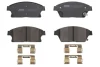 Комплект гальмівних колодок передн, BUICK ENCORE CADILLAC ATS CHEVROLET CRUZE, ORLANDO, TRAX, VOLT DAIHATSU CHARADE VIII OPEL AMPERA, ASTRA J, ASTRA J GTC, MOKKA / MOKKA X 1.33-2.0D 05.09- ABE C1X037ABE-P (фото 1)