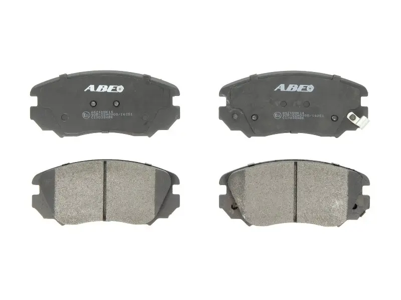 Комплект гальмівних колодок передн, BUICK LA CROSSE CHEVROLET EQUINOX, MALIBU OPEL INSIGNIA A, INSIGNIA A COUNTRY SAAB 9-5 1.4-3.6 07.08- ABE C1X038ABE (фото 1)