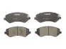 Комплект гальмівних колодок передн, CHRYSLER VOYAGER III, VOYAGER IV DODGE CARAVAN, GRAND JEEP CHEROKEE, LIBERTY 2.0-3.8 01.95-12.08 ABE C1Y005ABE (фото 1)