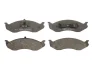 Комплект гальмівних колодок передн, JEEP CHEROKEE, COMANCHE, GRAND CHEROKEE I, WRANGLER I, WRANGLER II KIA CARNIVAL I 2.1D-5.9 10.84-04.07 ABE C1Y012ABE (фото 1)