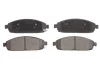 Комплект гальмівних колодок передн, JEEP COMMANDER, GRAND CHEROKEE II, GRAND CHEROKEE III 2.7D-6.1 04.99-10.11 ABE C1Y026ABE (фото 1)