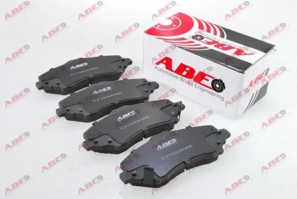 Комплект гальмівних колодок передн, CHRYSLER GRAND VOYAGER V, TOWN & COUNTRY, VOYAGER V DODGE GRAND, JOURNEY, NITRO FIAT FREEMONT JEEP CHEROKEE, LIBERTY, WRANGLER III 2.0D-4.0 08.03- ABE C1Y029ABE (фото 1)