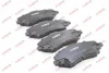 Комплект гальмівних колодок передн, CHRYSLER GRAND VOYAGER V, TOWN & COUNTRY, VOYAGER V DODGE GRAND, JOURNEY, NITRO FIAT FREEMONT JEEP CHEROKEE, LIBERTY, WRANGLER III 2.0D-4.0 08.03- ABE C1Y029ABE (фото 2)
