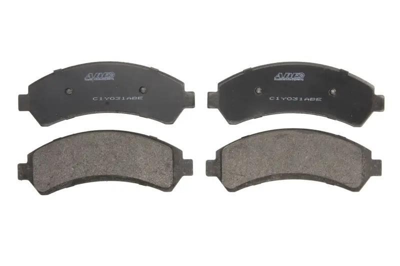 Комплект гальмівних колодок передн, CHEVROLET BLAZER S10, S10 GMC JIMMY 2.2/4.3 01.94-09.05 ABE C1Y031ABE (фото 1)
