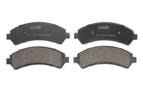 Комплект гальмівних колодок передн, CHEVROLET BLAZER S10, S10 GMC JIMMY 2.2/4.3 01.94-09.05 ABE C1Y031ABE
