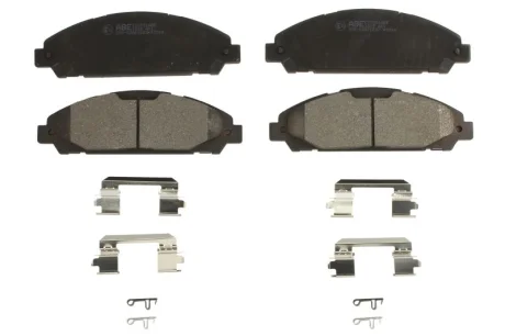 Комплект гальмівних колодок передн, FORD USA MUSTANG 2.3/3.7/5.0 02.14- ABE C1Y051ABE