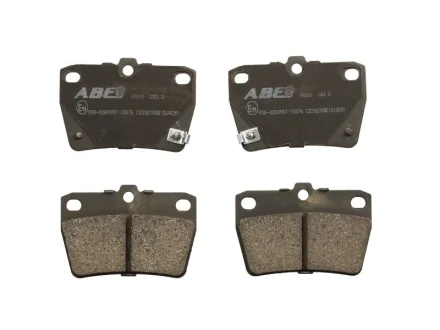 Комплект гальмівних колодок задн, CHERY TIGGO TOYOTA RAV 4 I, RAV 4 II 1.6-2.4 01.94-10.16 ABE C22027ABE