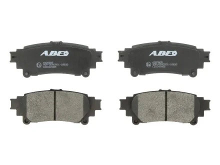 Комплект гальмівних колодок задн, LEXUS GS, IS III, RC, RX TOYOTA FORTUNER, HIGHLANDER, HIGHLANDER / KLUGER, MARK X II, PRIUS PLUS, SIENNA 1.8H-3.5H 04.05- ABE C22042ABE