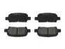 Комплект гальмівних колодок задн, TOYOTA AVALON, CAMRY, HARRIER, MARK X ZIO I, RAV 4 III, RAV 4 IV, SOLARA 2.0-3.5 06.98- ABE C22043ABE (фото 1)