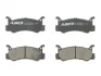 Комплект гальмівних колодок задн, DAIHATSU CHARADE IV, GRAN MOVE MAZDA 323 C IV, 323 F IV, 323 III, 323 S IV, MX-3 1.0-1.8 08.85- ABE C23003ABE (фото 1)