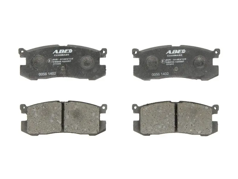Комплект гальмівних колодок задн, FORD USA PROBE I, PROBE II MAZDA 626 II, 626 III, RX-7 I 1.1-3.0 03.83-03.98 ABE C23006ABE (фото 1)