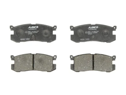 Комплект гальмівних колодок задн, FORD USA PROBE I, PROBE II MAZDA 626 II, 626 III, RX-7 I 1.1-3.0 03.83-03.98 ABE C23006ABE