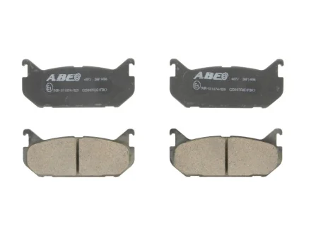 Комплект гальмівних колодок задн, FORD USA PROBE II MAZDA 323 S VI, 626 III, 626 IV, MX-6, XEDOS 6 1.6-2.5 11.87-02.01 ABE C23007ABE