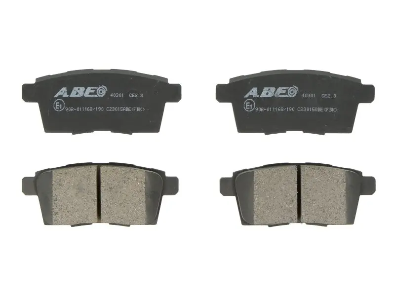 Комплект гальмівних колодок задн, FORD USA EDGE LINCOLN MKX MAZDA CX-5, CX-7, CX-9 2.2D-3.7 06.06- ABE C23015ABE (фото 1)