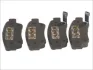 Комплект гальмівних колодок задн, HONDA CR-V II, CR-V III, CR-V IV, CR-V V 1.5-2.4 09.01- ABE C24015ABE (фото 1)