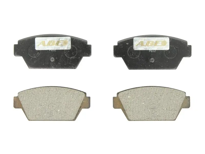 Комплект гальмівних колодок задн, ISUZU MIDI MITSUBISHI COLT II, COLT III, ECLIPSE I, ECLIPSE II, GALANT V, GALANT VI, GALANT VII, LANCER III, LANCER IV, LANCER V, MIRAGE IV 1.0-2.4 01.74-10.03 ABE C25000ABE (фото 1)