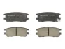 Комплект гальмівних колодок задн, MITSUBISHI 3000 GT, DELICA / SPACE GEAR, ECLIPSE, ECLIPSE II, ECLIPSE III, ECLIPSE IV, GALANT VIII, L400, LANCER IV, LANCER VII, MAGNA 1.6-3.8 01.83- ABE C25005ABE (фото 1)