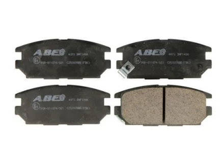 Комплект гальмівних колодок задн, DODGE STEALTH MITSUBISHI DELICA / SPACE GEAR, ECLIPSE II, ECLIPSE III, ECLIPSE IV, GALANT VII, GRANDIS, LANCER IV, LANCER V, LANCER VI 1.6-4.5 09.90-12.08 ABE C25007ABE
