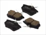 Комплект гальмівних колодок задн, VOLVO S40 I, V40 MITSUBISHI CARISMA, COLT, COLT CZC VI, COLT VI, LANCER V, MIRAGE I, MIRAGE IV, MIRAGE V, SPACE STAR SMART FORFOUR 1.1-2.0D 03.79-06.12 ABE C25009ABE (фото 1)