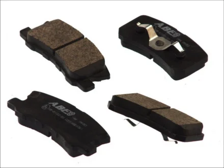 Комплект гальмівних колодок задн, CHRYSLER 200, SEBRING CITROEN C4 AIRCROSS, C-CROSSER, C-CROSSER ENTERPRISE DODGE AVENGER, CALIBER JEEP COMPASS, PATRIOT LANCIA FLAVIA 1.6-3.8 11.86- ABE C25010ABE