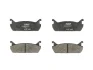 Комплект гальмівних колодок задн, DAIHATSU APPLAUSE I, APPLAUSE II MAZDA 323 C IV, 323 F IV, 323 P V, 323 S IV, 323 S VI, 6, MX-5 I, MX-5 II SUZUKI BALENO 1.3-2.3 06.89-10.05 ABE C26001ABE (фото 1)