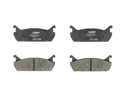 Комплект гальмівних колодок задн, DAIHATSU APPLAUSE I, APPLAUSE II MAZDA 323 C IV, 323 F IV, 323 P V, 323 S IV, 323 S VI, 6, MX-5 I, MX-5 II SUZUKI BALENO 1.3-2.3 06.89-10.05 ABE C26001ABE