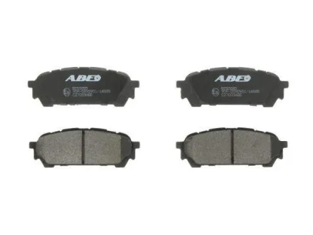 Комплект гальмівних колодок задн, SUBARU FORESTER, IMPREZA, LEGACY III 1.5-3.0 09.98-09.13 ABE C27003ABE