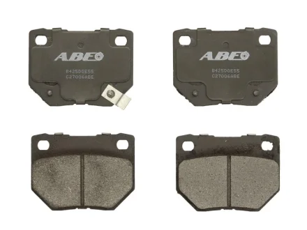 Комплект гальмівних колодок задн, SUBARU IMPREZA, TRIBECA 2.0-3.6 11.95- ABE C27006ABE