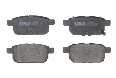 Комплект гальмівних колодок задн, SUZUKI BALENO, S-CROSS, SWIFT III, SWIFT IV, SWIFT V, SX4, SX4 S-CROSS, VITARA 1.0-1.6D 04.08- ABE C28004ABE
