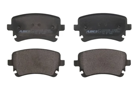Комплект гальмівних колодок задн, AUDI A3, A4 B6, A4 B7, A6 ALLROAD C6, A6 C5, A6 C6, A8 D3 BENTLEY CONTINENTAL, CONTINENTAL FLYING SPUR VW CALIFORNIA T5 CAMPER 1.8-Electric 05.01-08.24 ABE C2A004ABE