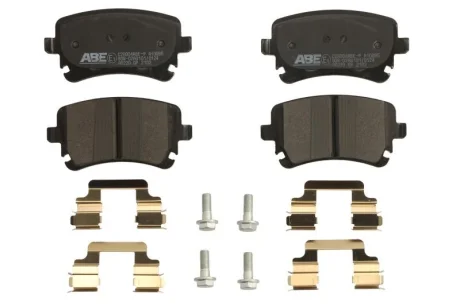 Комплект гальмівних колодок задн, AUDI A3, A4 B6, A4 B7, A6 ALLROAD C6, A6 C5, A6 C6, A8 D3 BENTLEY CONTINENTAL, CONTINENTAL FLYING SPUR VW CALIFORNIA T5 CAMPER 1.8-Electric 05.01-08.24 ABE C2A004ABE-P
