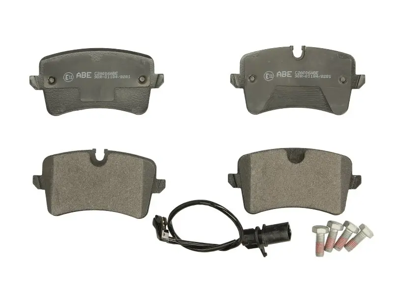 Комплект гальмівних колодок задн, AUDI A4 B9, A6 C6, A7, A8 D4 2.0-6.3 04.09- ABE C2A006ABE (фото 1)