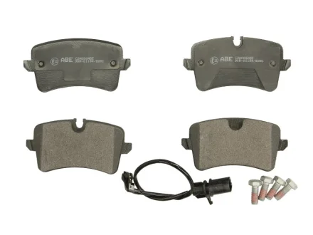 Комплект гальмівних колодок задн, AUDI A4 B9, A6 C6, A7, A8 D4 2.0-6.3 04.09- ABE C2A006ABE