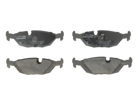 Комплект гальмівних колодок задн, BMW 3 (E30), 3 (E36), 5 (E28), 6 (E24), 7 (E23), 7 (E32), 7 (E65, E66, E67), X3 (E83), Z1 1.6-4.0 04.76-08.10 ABE C2B001ABE