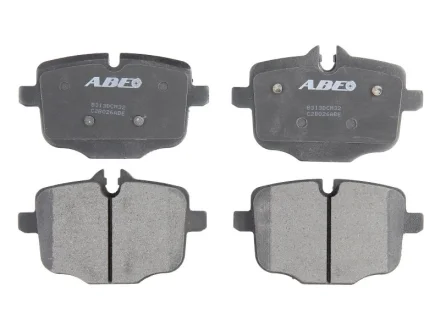 Комплект гальмівних колодок задн, BMW 2 (G42, G87), 3 (G20, G80, G28), 3 (G21, G81), 4 (G22, G82), 4 (G23, G83), 5 (F10), 5 (F11), 5 (G30, F90), 5 (G31), 6 (F12), 6 (F13) 1.6-Electric 11.09- ABE C2B026ABE