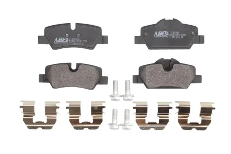 Комплект гальмівних колодок задн, MINI (F55), (F56), (F57), CLUBMAN (F54), COUNTRYMAN (F60) 1.2-2.0D 09.13- ABE C2B033ABE