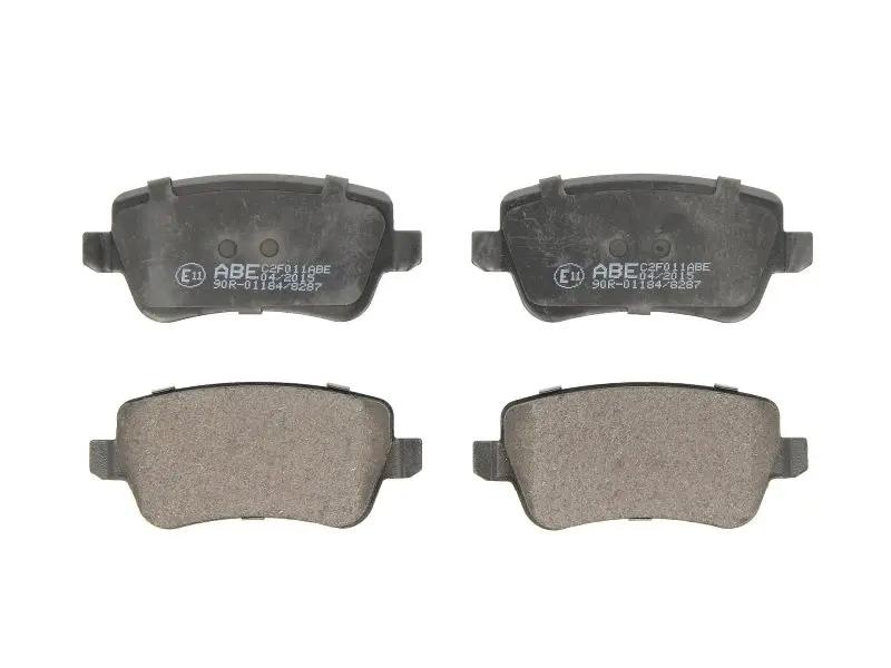 Комплект гальмівних колодок задн, FIAT CROMA 1.8-2.4D 06.05-12.11 ABE C2F011ABE (фото 1)