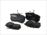 Комплект гальмівних колодок задн, FORD FIESTA, FIESTA V, FIESTA VI, FIESTA VII, FOCUS I, PUMA FORD USA FOCUS, FOCUS ZX3, FOCUS ZX5 1.0-2.0 08.98- ABE C2G007ABE (фото 2)