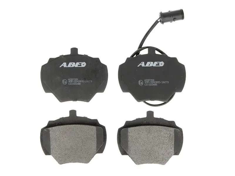 Комплект гальмівних колодок задн, LAND ROVER 90 I, DEFENDER, DISCOVERY I, DISCOVERY II, RANGE ROVER I 2.0-4.3 08.81-02.16 ABE C2I000ABE (фото 1)